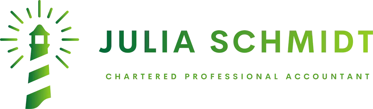 The official logo for Julia Schmidt: Charted Professional Accountant